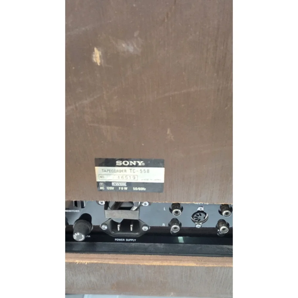 Sony TC-558 Stereo Reel to Reel Tapecorder  Vintage Condition